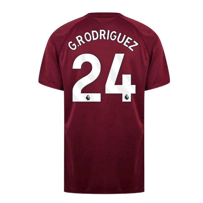 West Ham United Poly T-Shirt (Claret/Blue) (G.Rodriguez 24)