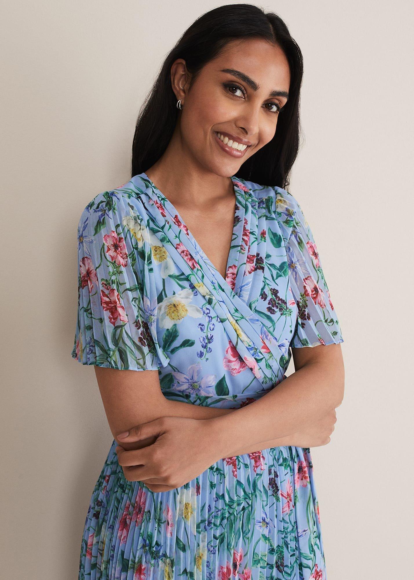 Petite Kendall Floral Midi Dress
