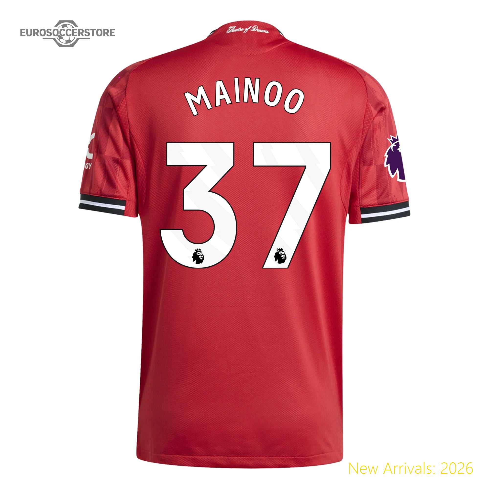 Officially Licensed Sleek Design Men Mun Team Home Authentic Jersey