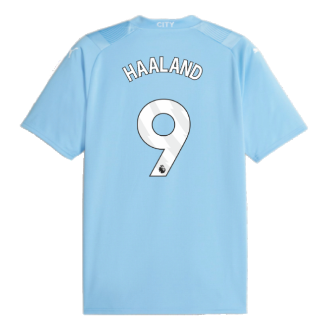 2023-20 Man City Home Soccer Shirt HAALAND #9 L M S