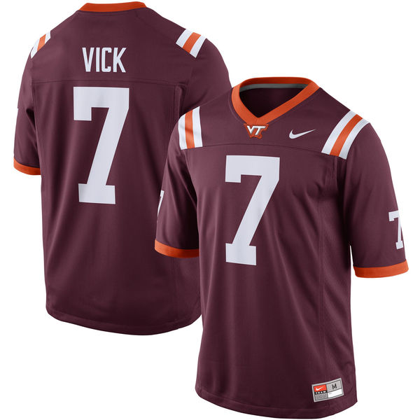 Men's None Game 2024 replica Michael Vick #7 comfortable Jersey