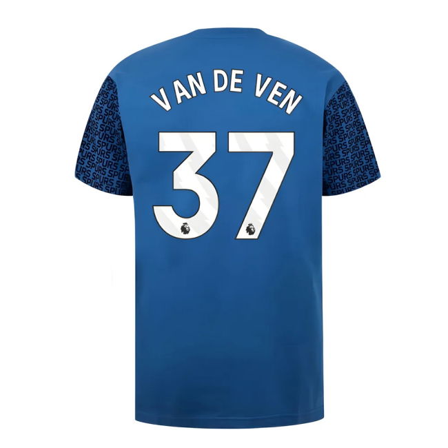 2025-24 Tottenham Authentic Home Jersey Van De Ven #37 L M S