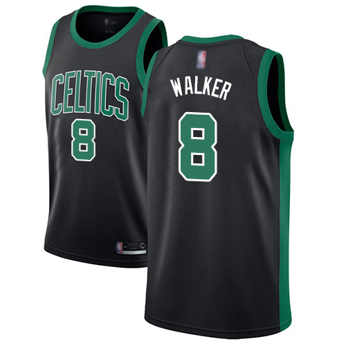 Celtics #8 Kemba Walker Performance 2024 Statement NBA Jersey - Black