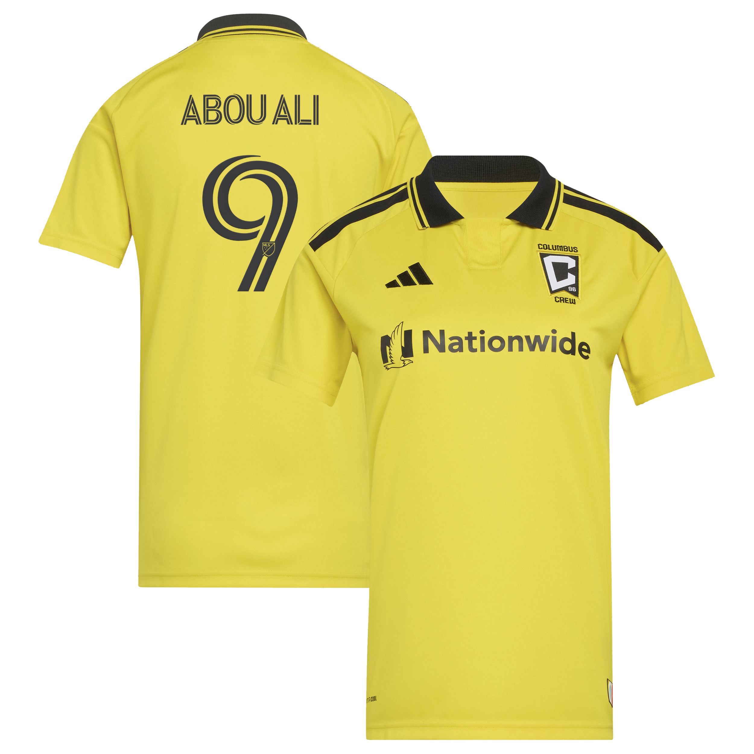 [JED] Wessam Abou Ali Columbus Crew Women's 2026 The Crafted for Excellence Kit Replica Jersey - Yellow