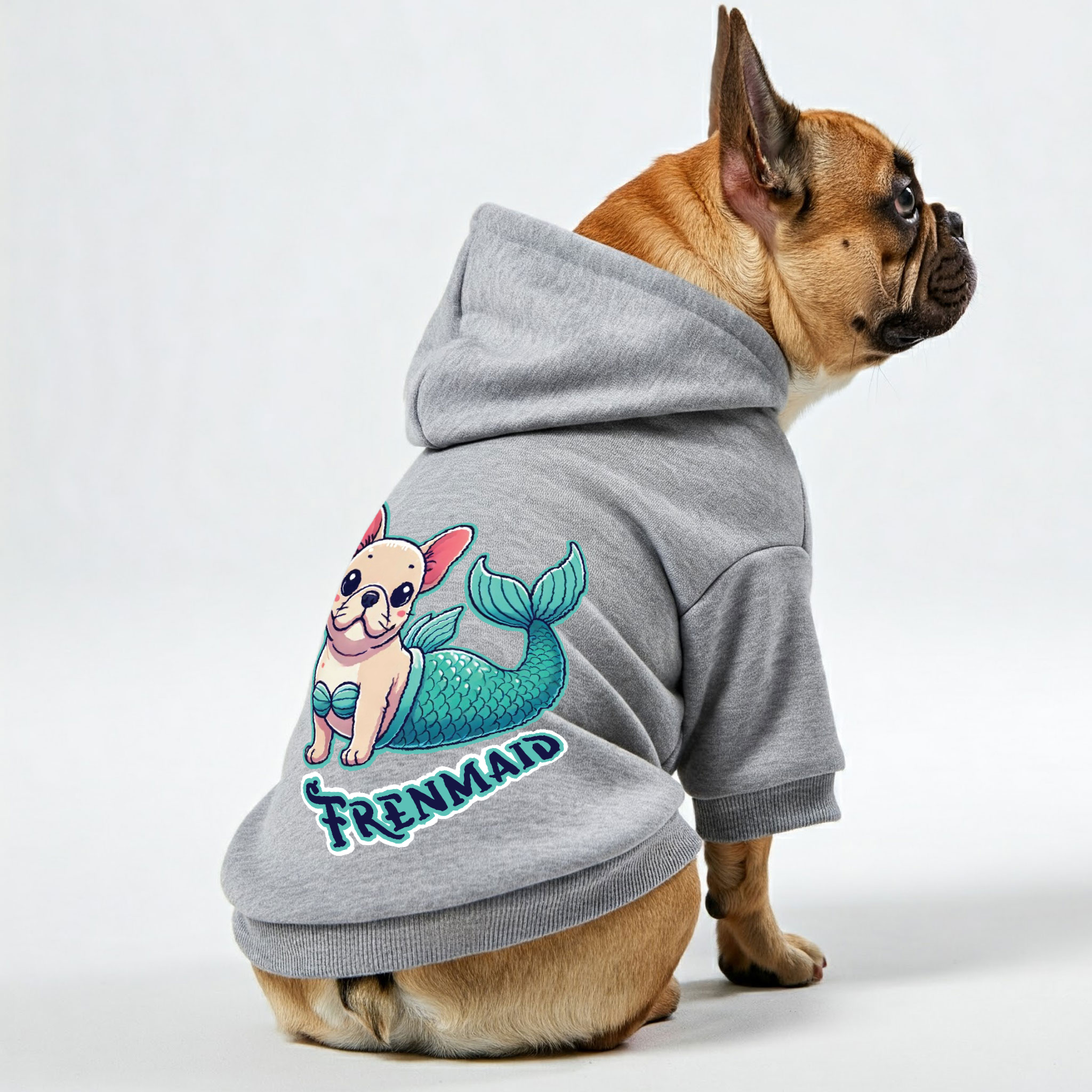 Everyday Frenmaid - Personalized French Bulldog Hoodies With Funny Qu...