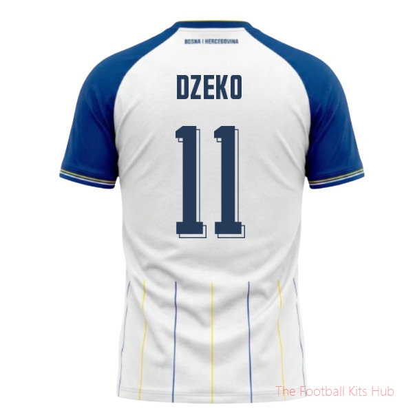 Bosnia And Herzegovina 2026-2027 Away Shirt (Kids) (Dzeko 11)