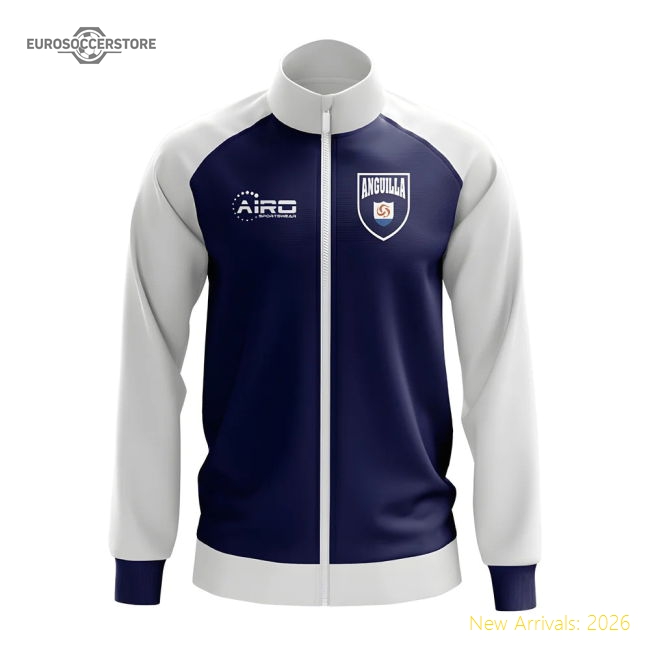 Anguilla Concept Football Track Jacket (Blue) - Kids