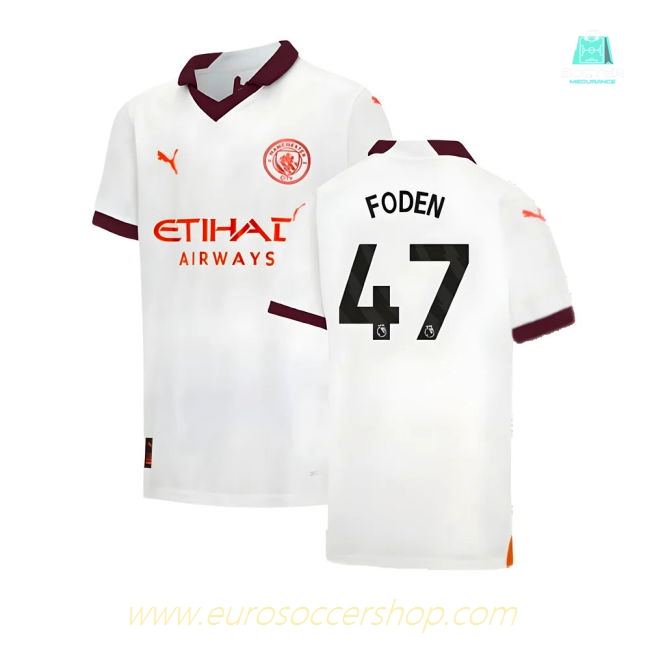 2023-2024 Man City Away Shirt (Kids) (FODEN 47)