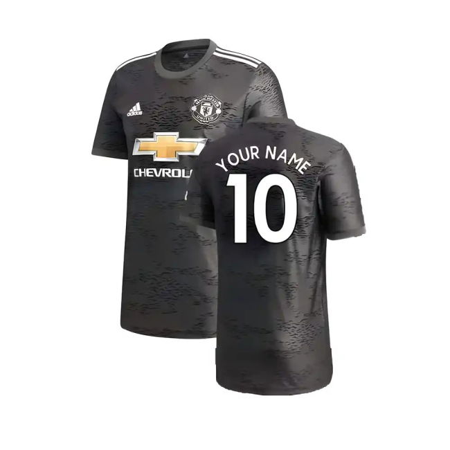 Manchester United 2020-21 Away Top ((Excellent) L) (Your Name)