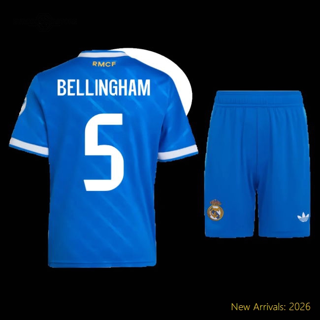 Non-toxic Mini Football Team Bellingham Jersey 2025-2026 Lightweight