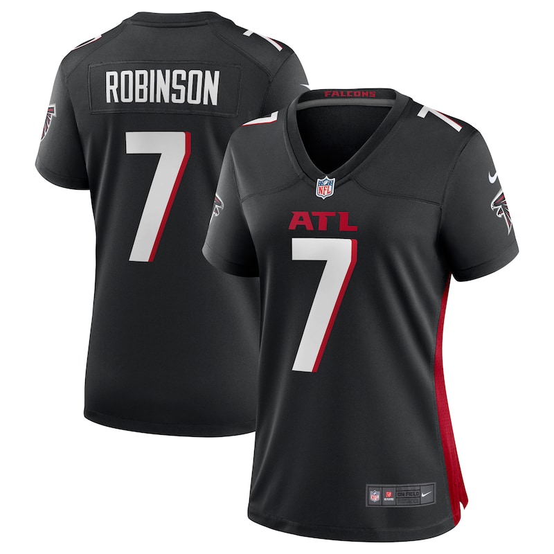 None Bijan Robinson ATL Falcons Energetic Pro-Level Jersey Football Ap