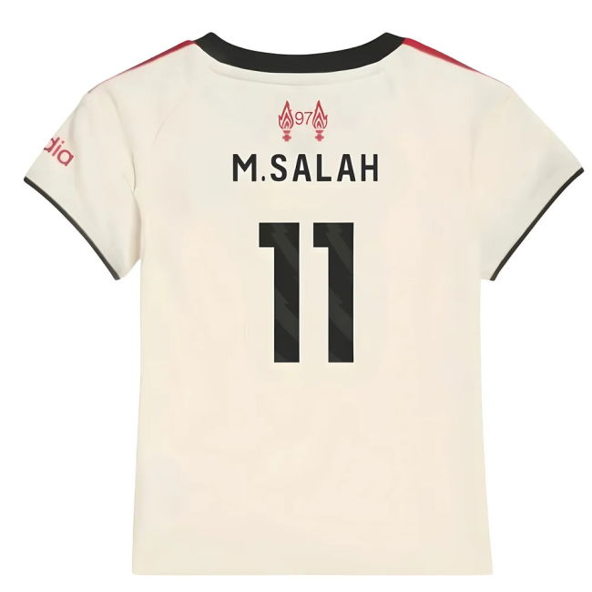 Original Replica Liverpool Away Supporter Kit for Baby (Salah 11)
