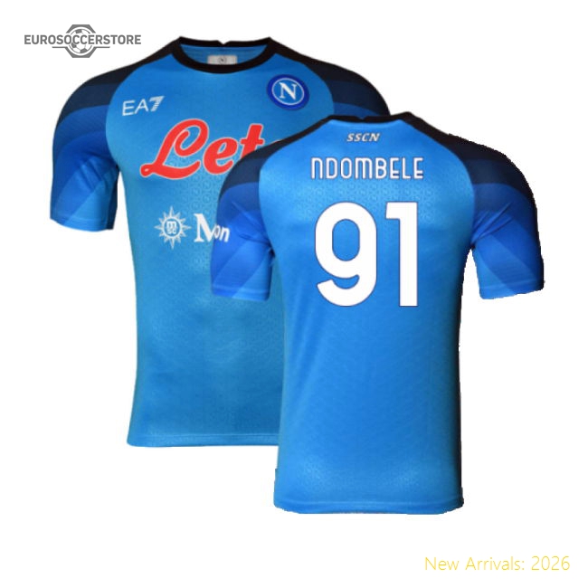 Napoli Calcio Ndombele Home Pro-level Jersey Performance Fabric