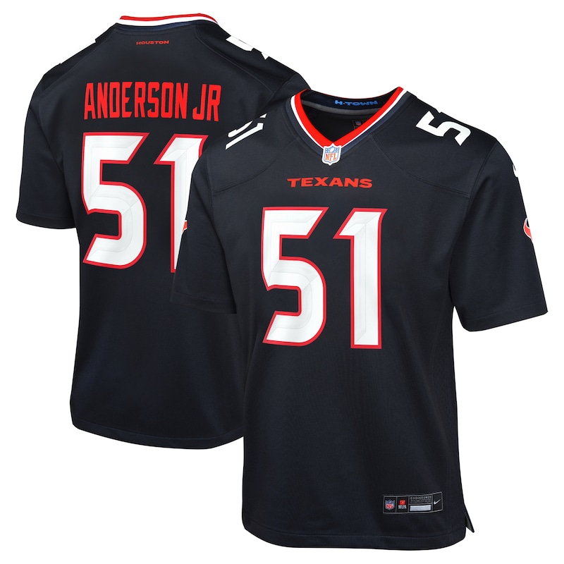 None Will Anderson Jr. HOU Texans Stylish Genuine Jersey Game Day Wear