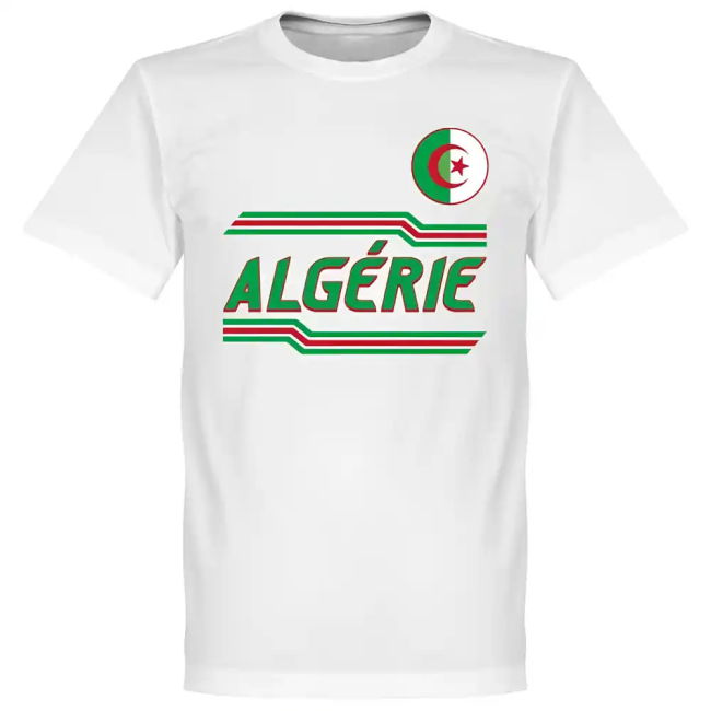 Premium-Quality Premium-Quality Algeria Mahrez 7 Team T-Shirt - White