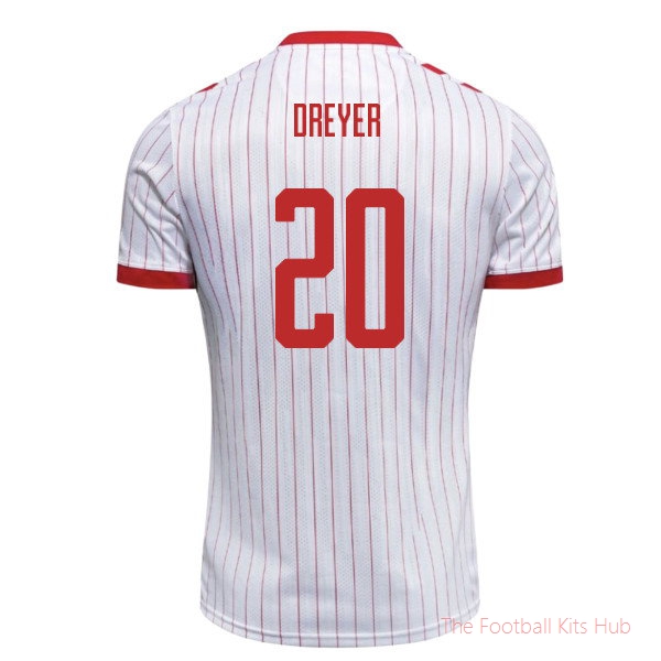 Matchday Premium Denmark Away 2026/27 Jersey (Dreyer 20)