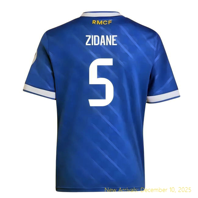 2025-2026 Real Madrid Third Shirt - High Quality Match Day (Zidane 5)...