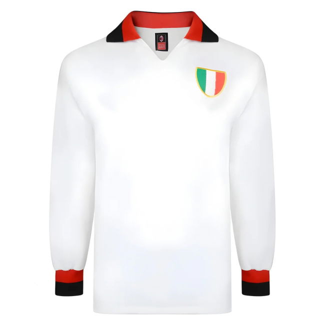 Score Draw Ac Milan 1963 European Cup Final Retro Football Shirt