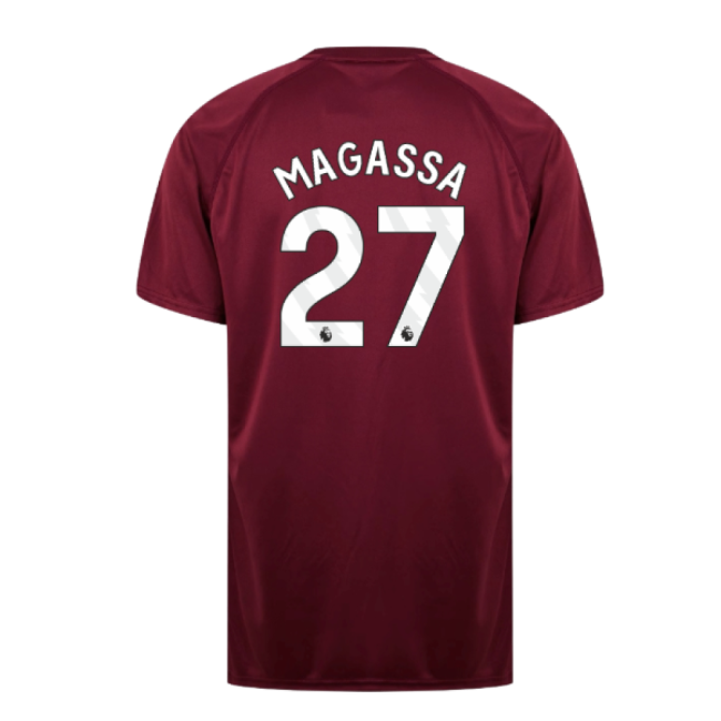 West Ham United Poly T-Shirt (Claret/Blue) (Magassa 27)