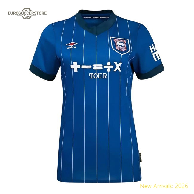 S Ipswich Female 2024 Home Jersey Shirt Football Fan Apparel