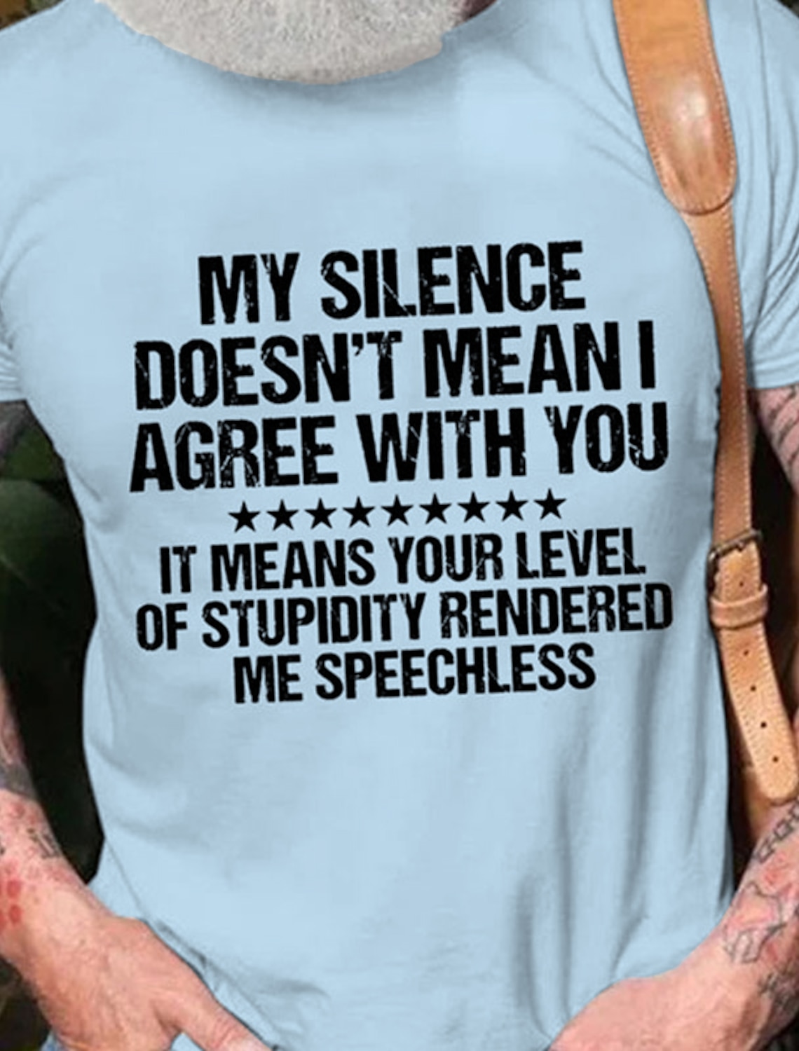 Men's Funny Sarcastic Quote Graphic Tee: 