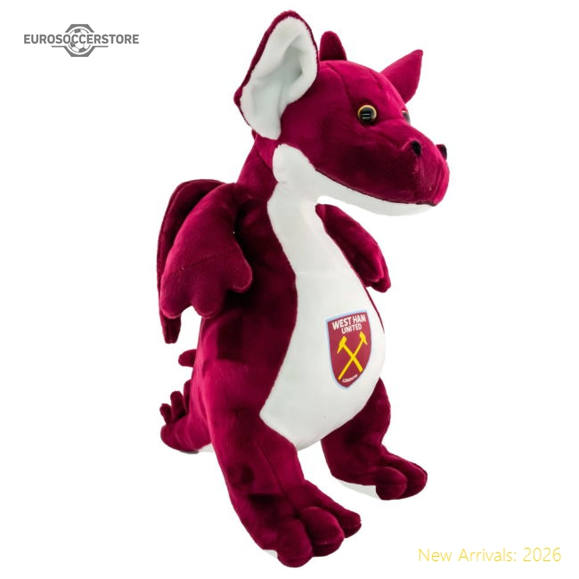 Authentic West Ham United Fc Plush Dragon - Premium Quality Baby