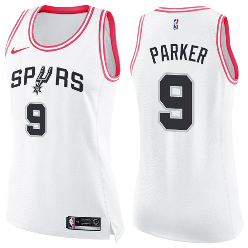 Elite Spurs NBA Swingman Jersey #9 Tony Parker 2024 Icon - White