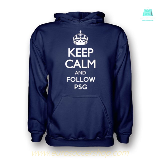 Keep Calm And Follow Psg Hoody (navy) - Kids