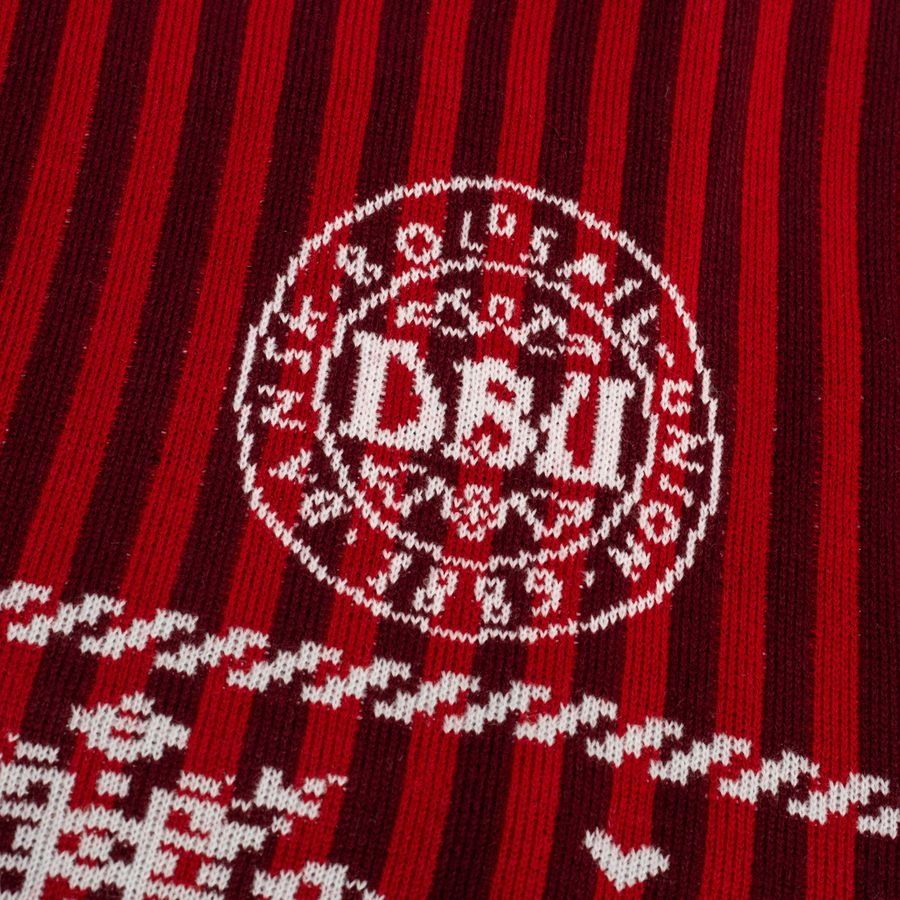 Denmark Christmas Jumper Red/pure White In Multiple Adult Sizes