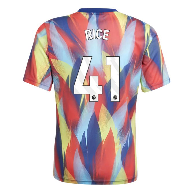 2025-2026 Arsenal Pre-Match Shirt (Victory Blue) - Kids (Rice 41) (...