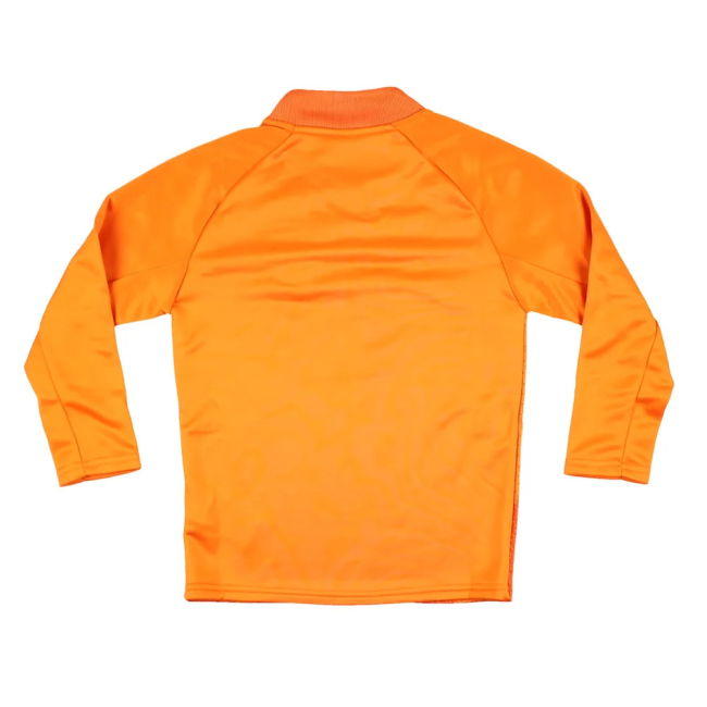 match worn 2023-2024 Man City Pre-Match LS Sweat Top (Orange) - Kids