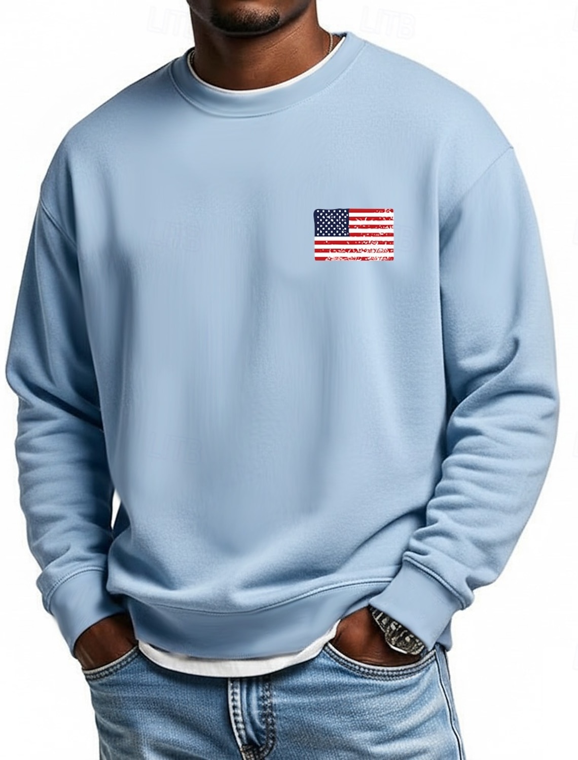 US America 250 Year Anniversary Men's American Flag Freedom Hoodie
