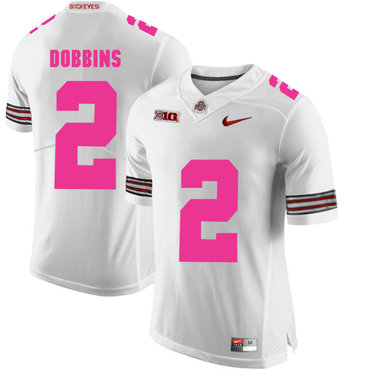 Men's OSU Ohio White 2018 breathable None #2 college football Jersey