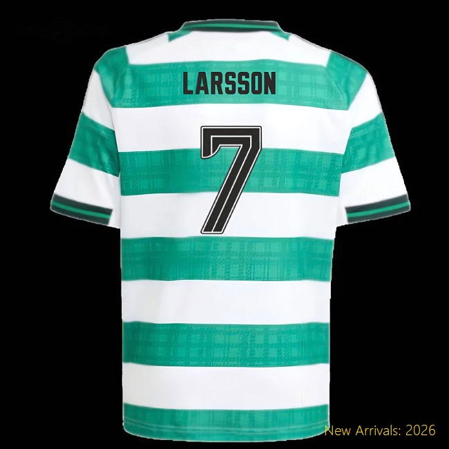 2025-2026 Celtic Home Shirt - Kids (Larsson 7)