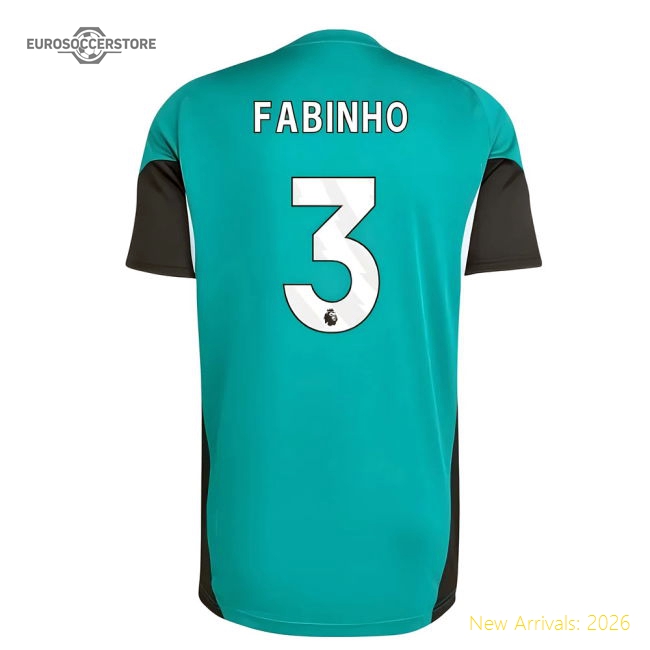 2025-2026 Liverpool Fc Eu Training Jersey (Green) (Fabinho 3)