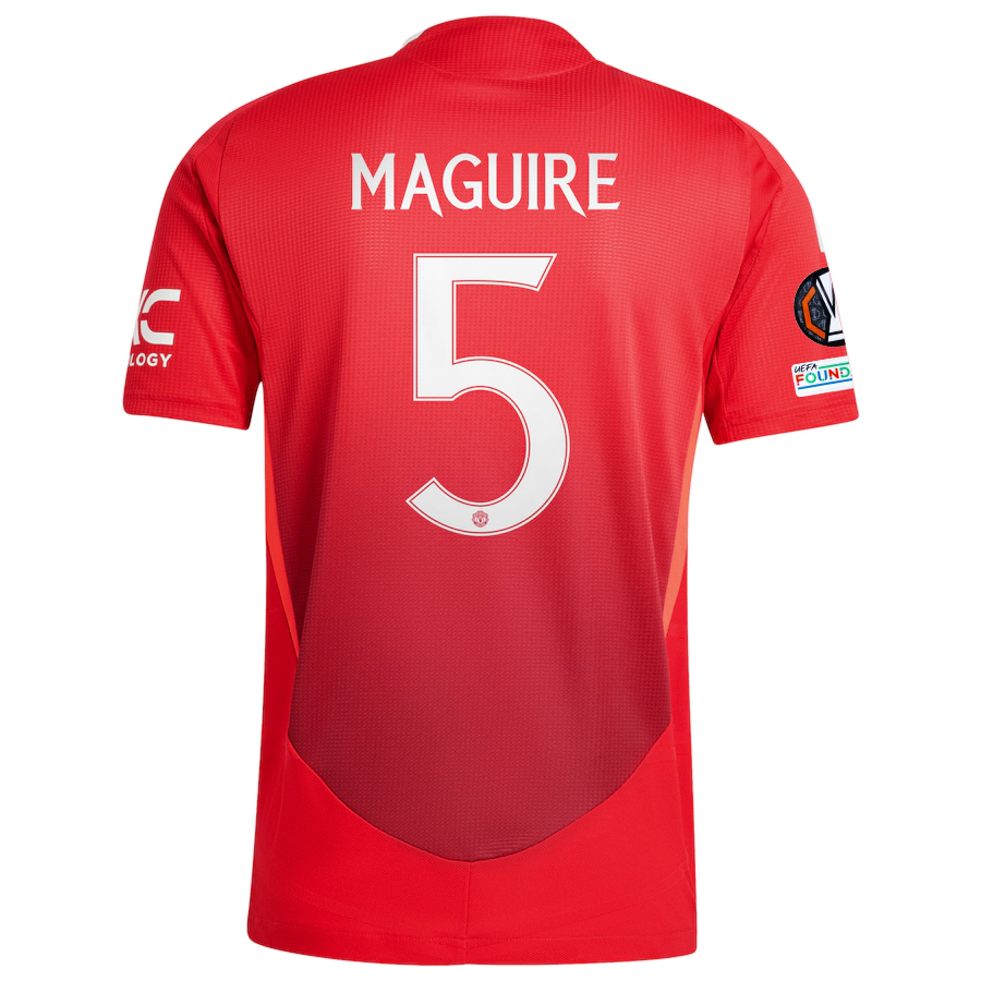 Manchester United Maguire 2024-2025 UEL Home Jersey – Authentic Shirt