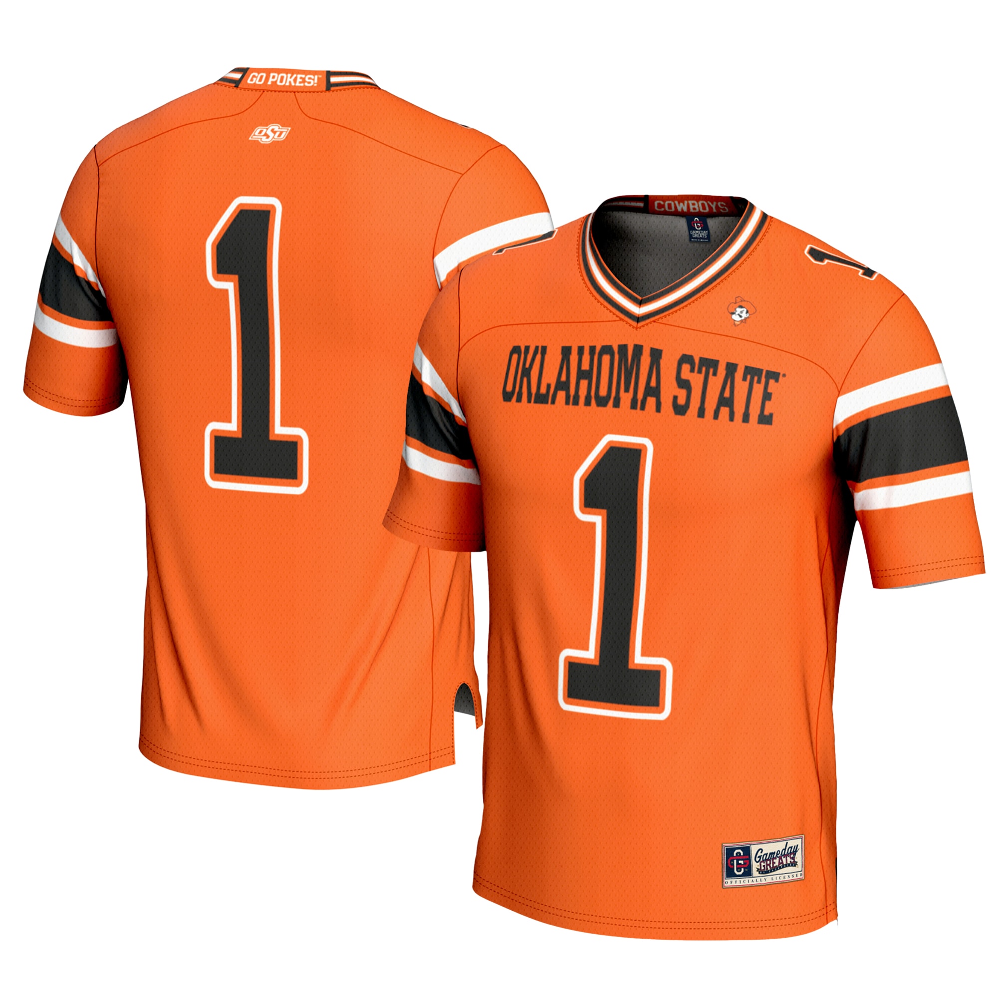 [NJP] Oklahoma State Cowboys GameDay Greats Youth Football Jersey - Orange
