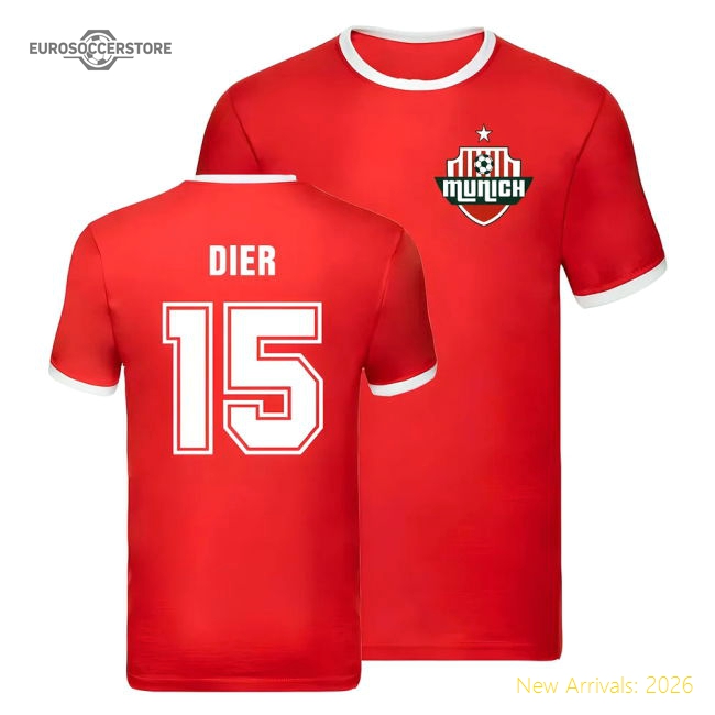 Professional-Grade Bayern Munich Ringer T-Shirt (Eric Dier 15)