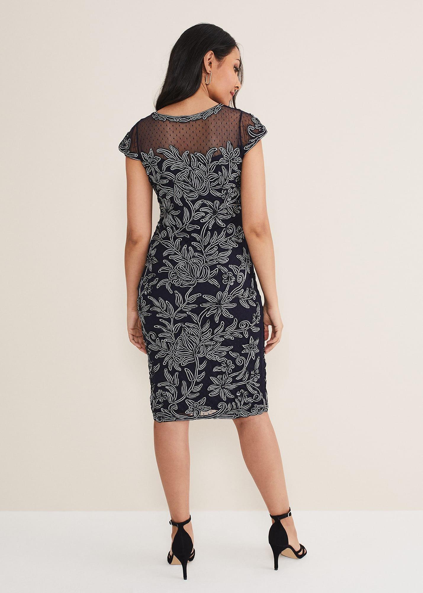 Petite Zila Tapework Dress