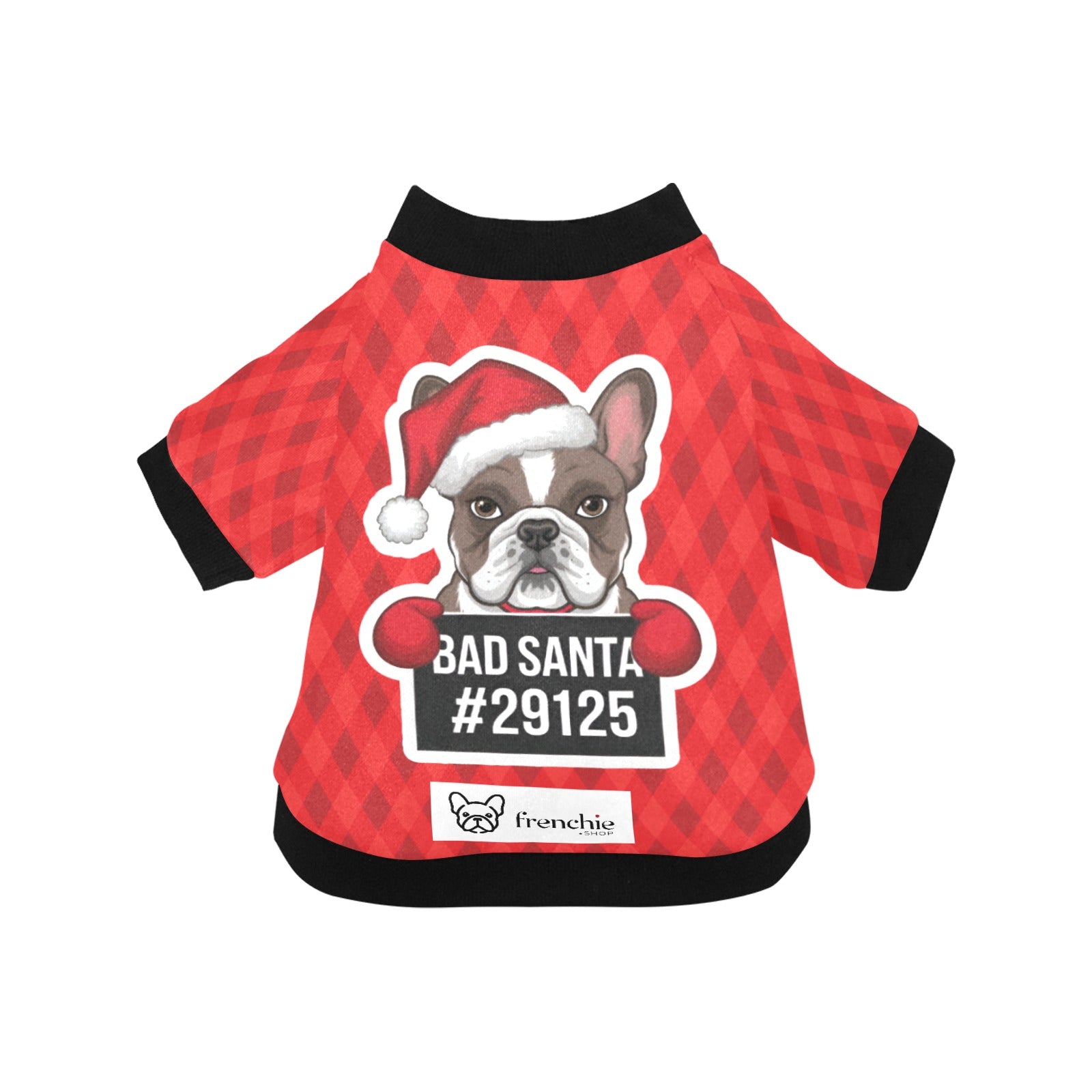 Everyday Stylish Bad Santa - Jacket For French Bulldog as a Gift Durable