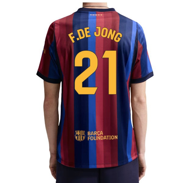[JGK] 2026-2027 Barcelona Home Shirt (F.De Jong 21)