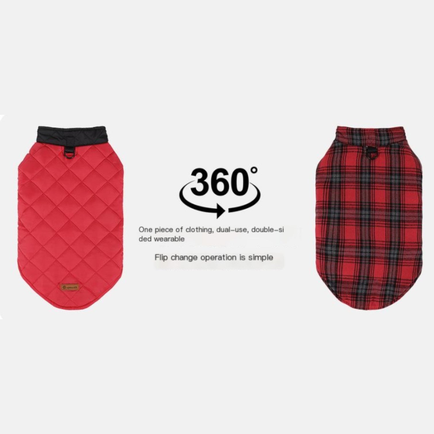 PawVentura™ French Bulldog Winter Jacket — Reversible Reflective Dog Jacket