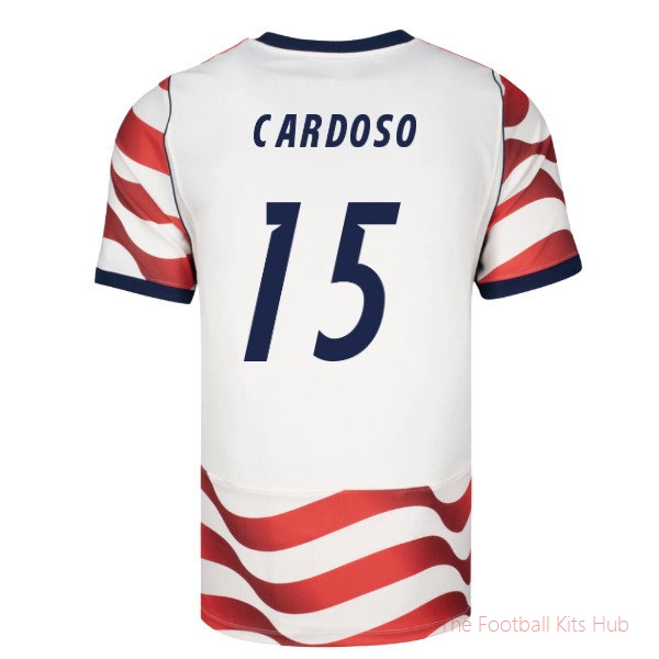2026-2027 USA USMNT Match Home Authentic Jersey (Cardoso 15)