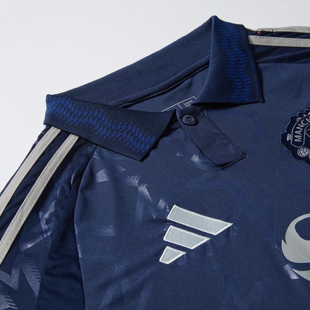 Manchester United Away Long Sleeve Soccer Jersey 2024/25Authentic Kit