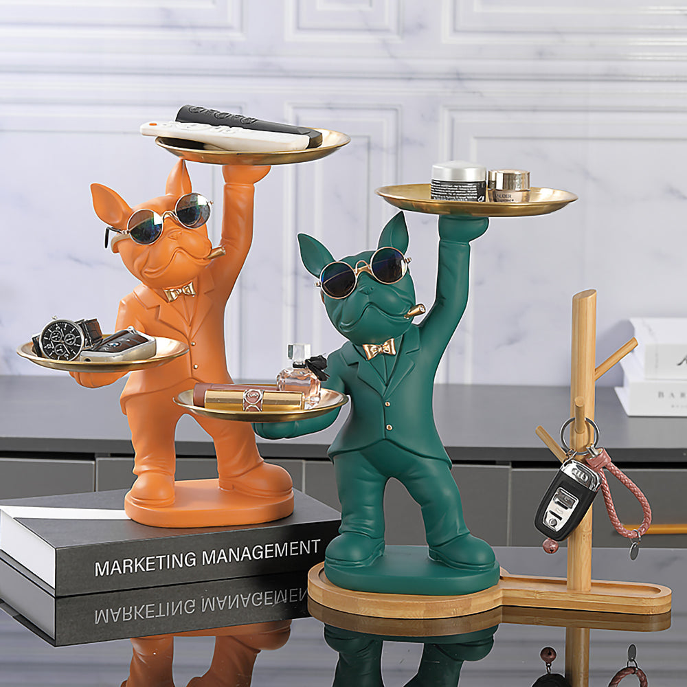 French Bulldog French Bulldog Sculpture A Charming Interior Decor