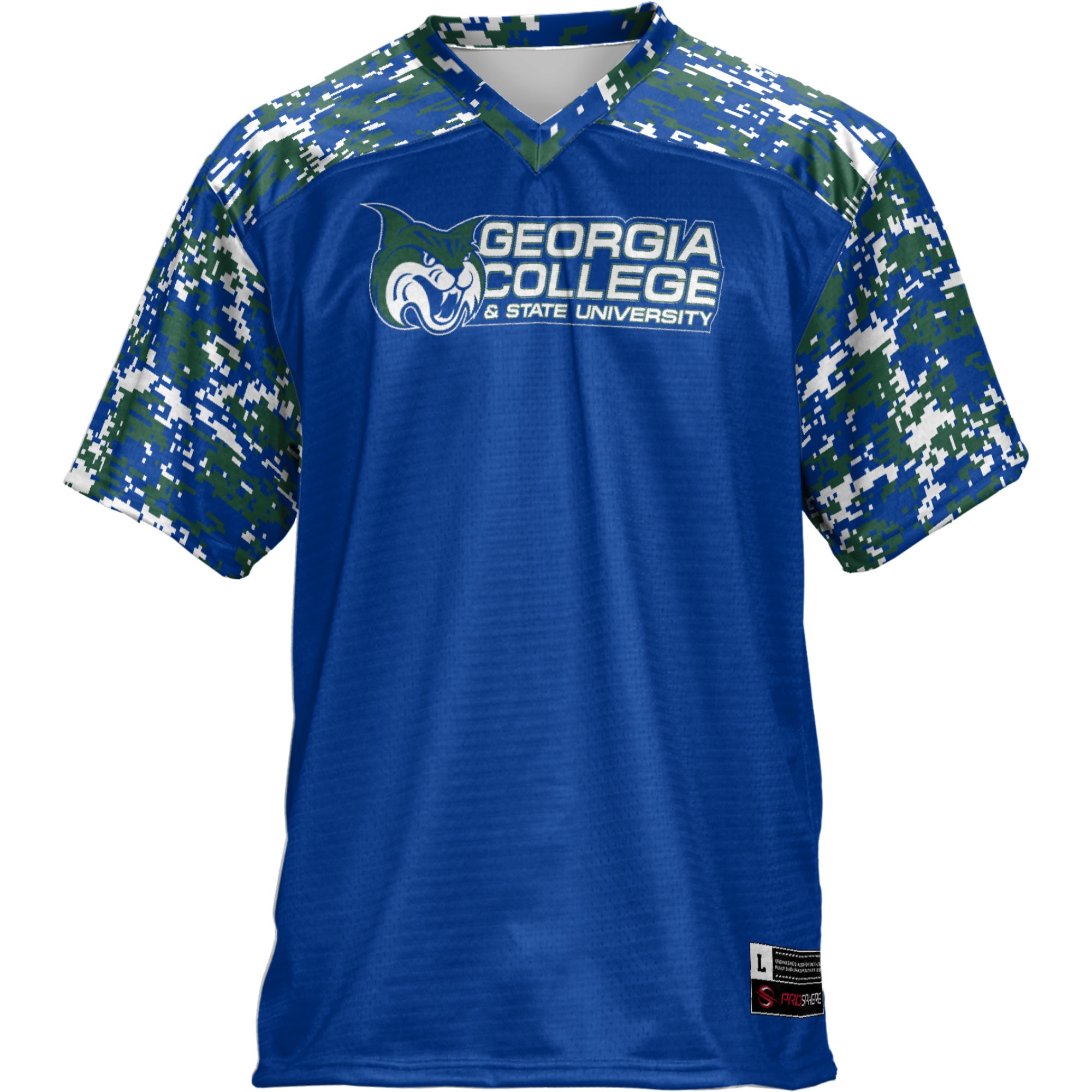 [DDG] Georgia College Bobcats GameDay Greats Youth Football Jersey - Blue