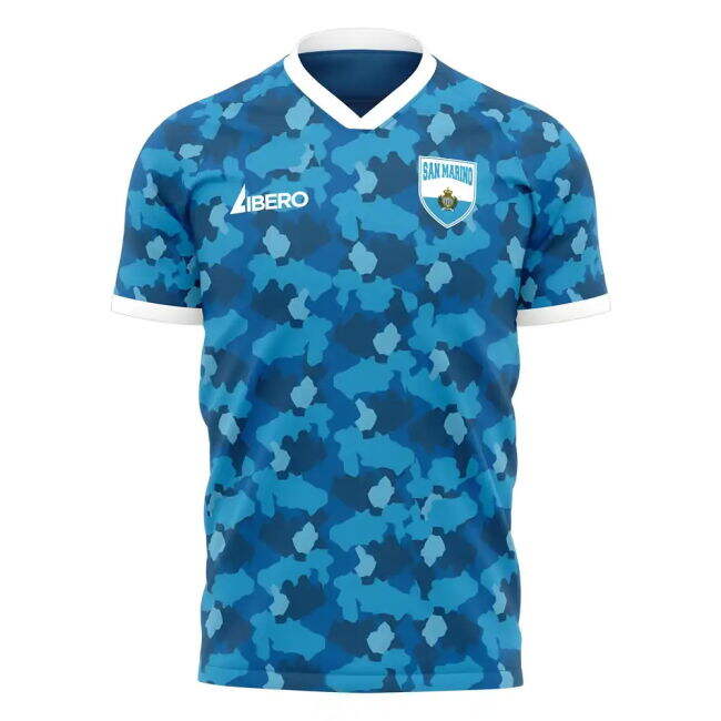 Light And Easy To Use San Marino 2025-2026 Home Concept Football Shirt (Libero) Gorgeous