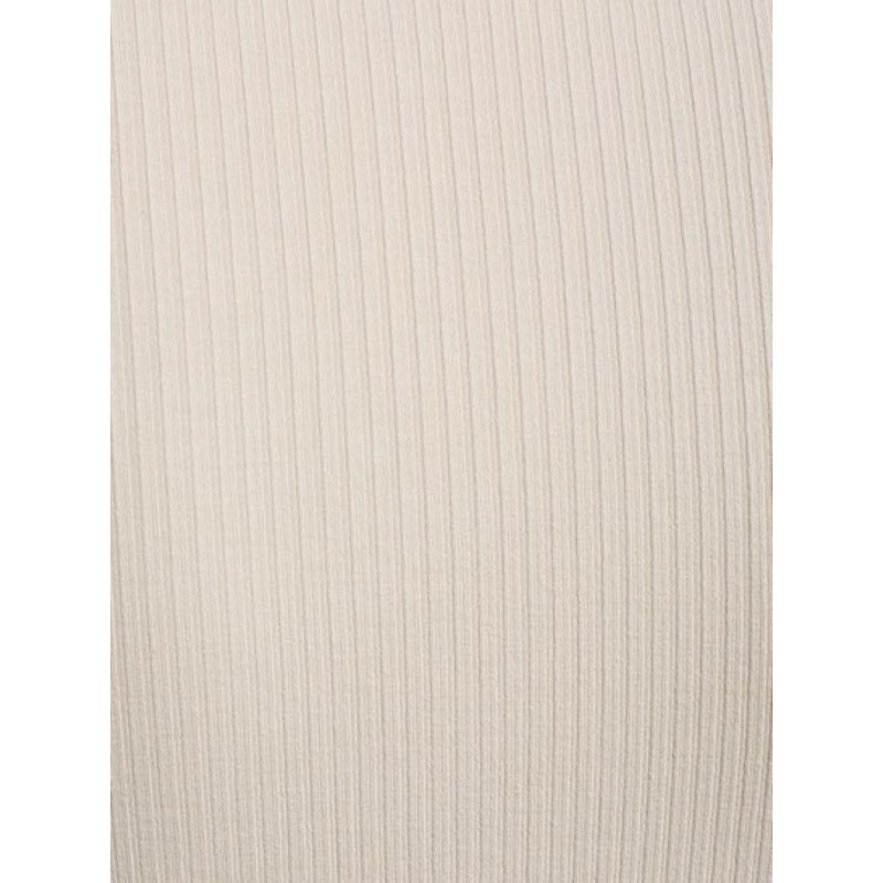 Ribbed Polo Cropped Tee MH7046