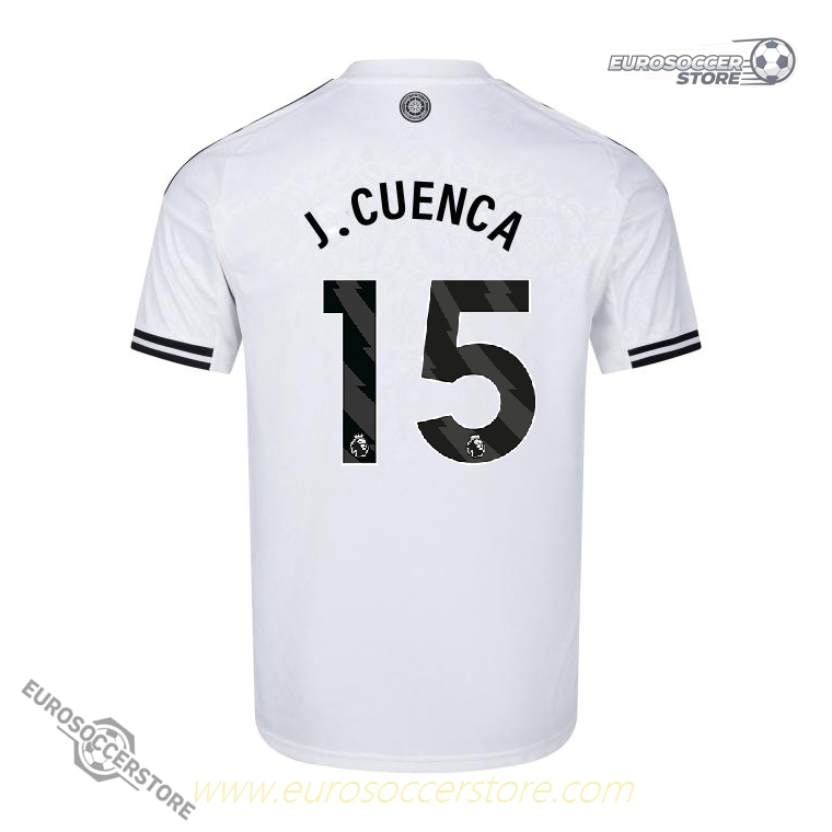 J.CUENCA 15 Fulham Home Jersey for the 25-26 Season