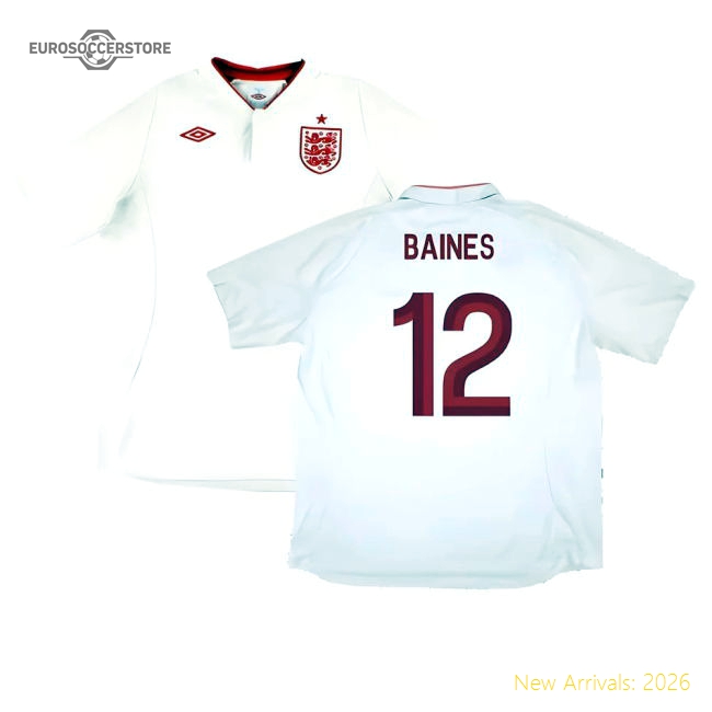 High-performance England 2024-2025 Home Jersey - Moisture-management